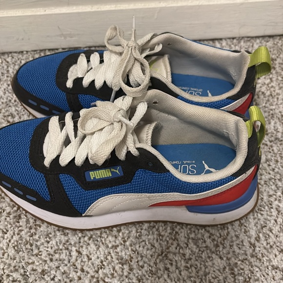 Slightly used Puma sneakers multi color. Cleaning out closet. - Picture 2 of 4
